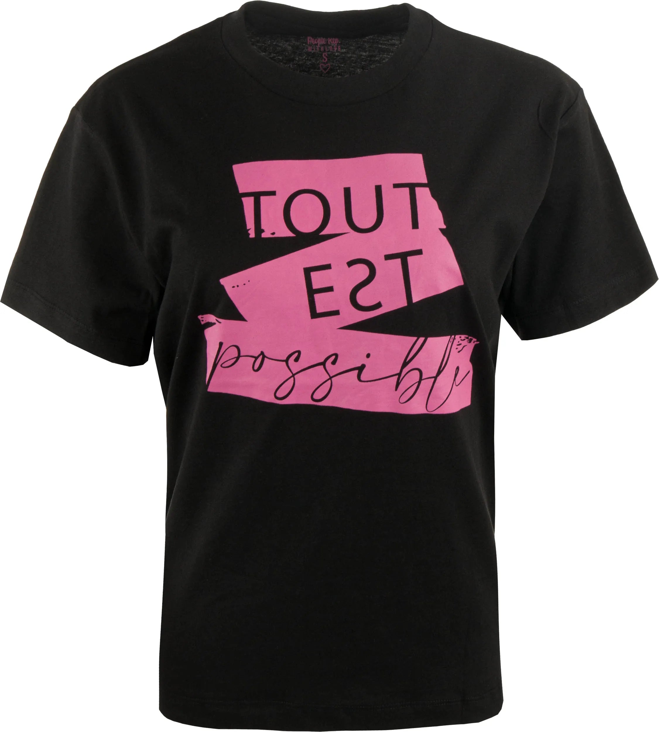 T-léine na mBan An People Rep Minerva Black, S.