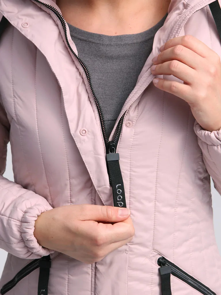 Chaqueta de invierno de damas cálidas Jenina L - agua -repelente y de moda