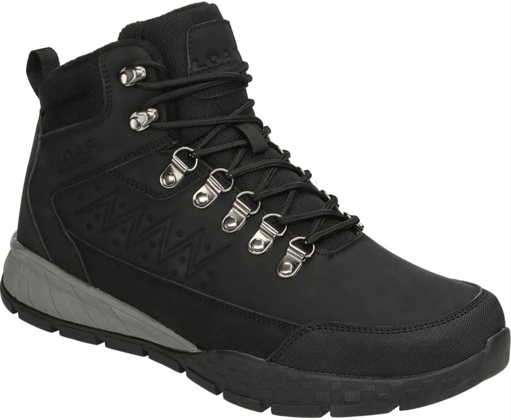 Botas de inverno masculinas à prova d'água se reúnem em preto Sterling 42