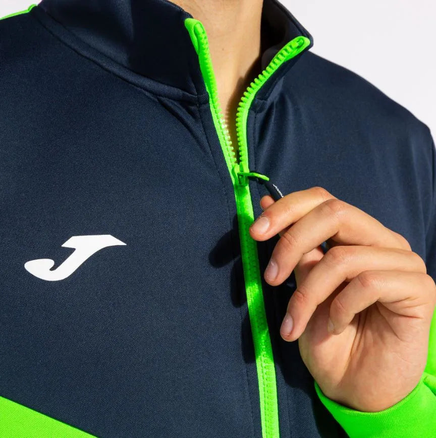 Sports Set Joma Oxford Tracksuit Fluor Green Navy, XS