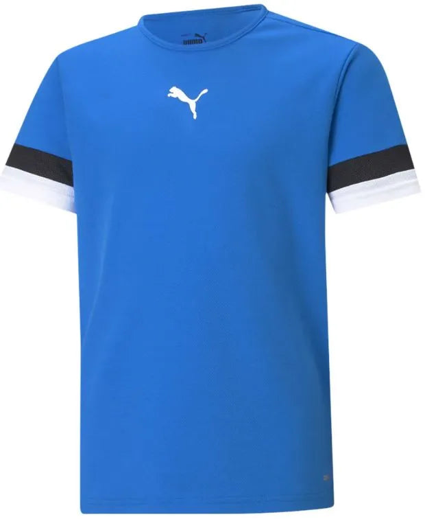 Kindersport T -Shirt Puma Teamrise Blue 128 - atmungsaktiv und nachhaltig