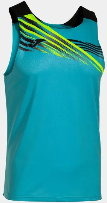 Top z czołgu sportowego męskiego Joma Elite x Fluor Turqoise-Black Turquoise L