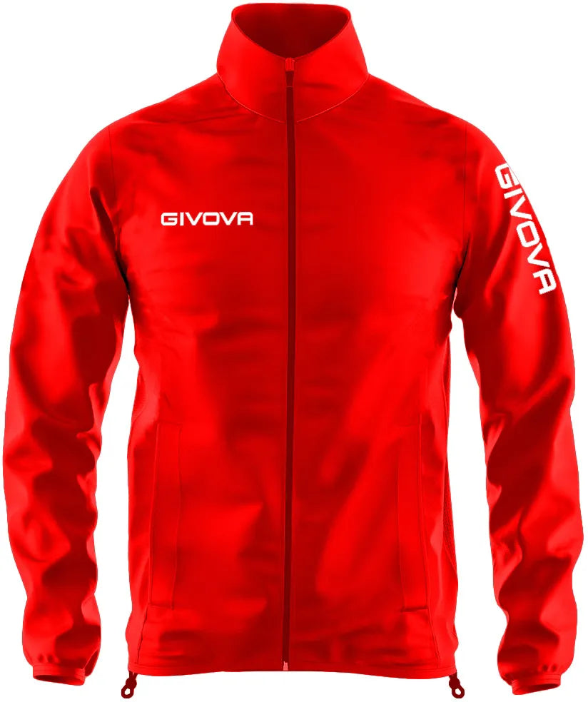 Chaqueta deportiva givova viento rojo 2xl