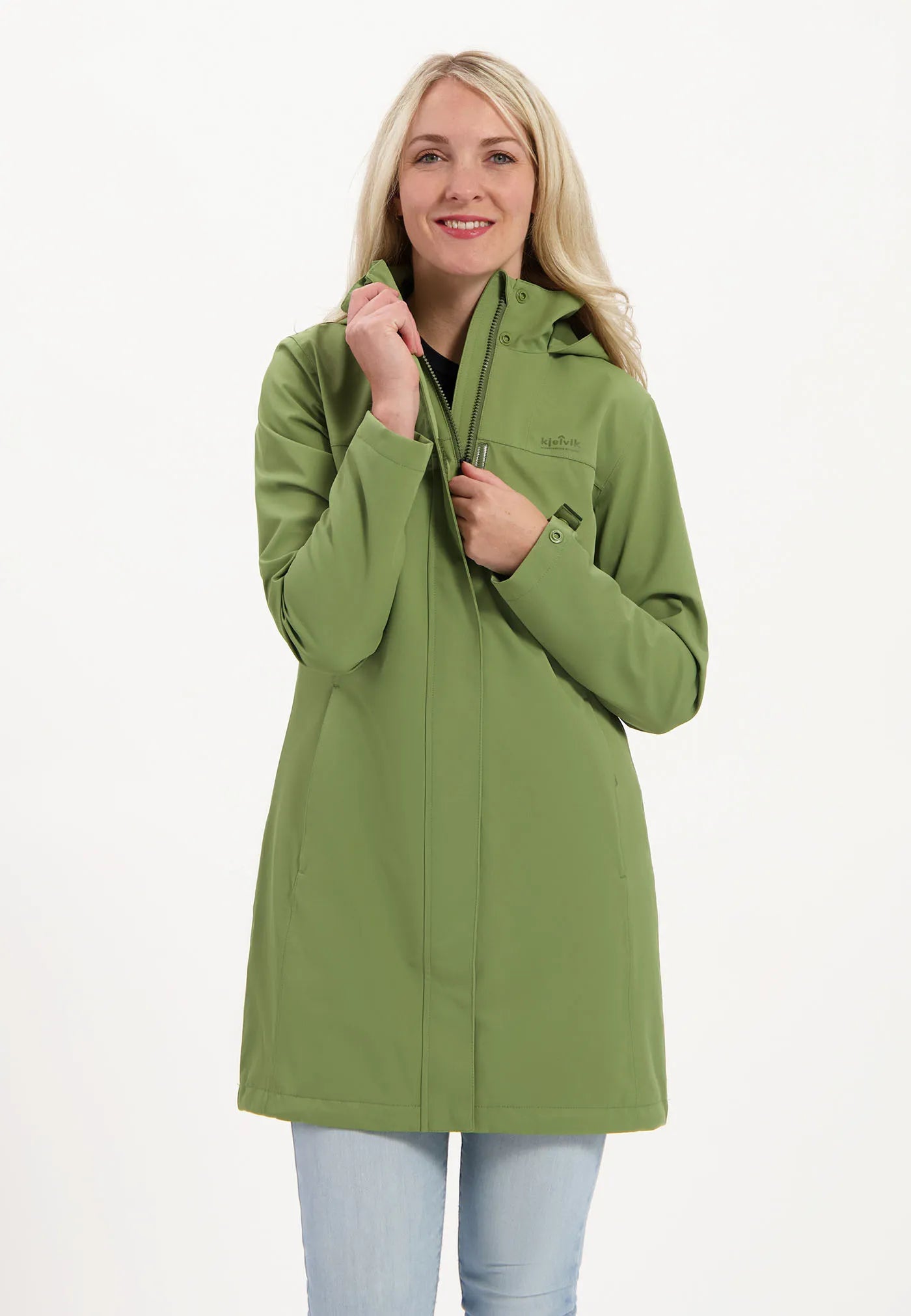 Women's softshell coat kjelvik nova green xl