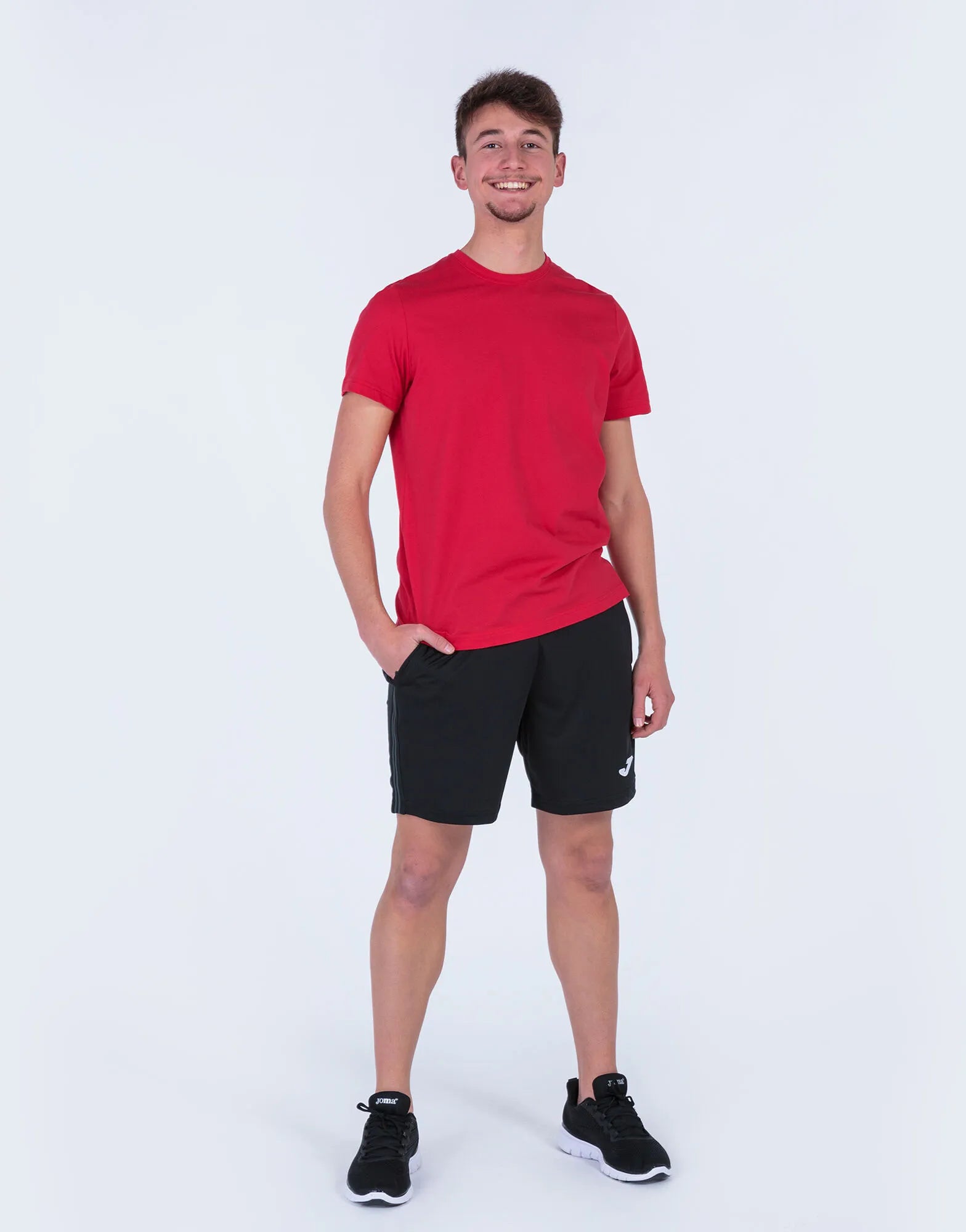 T-shirt joma desert sleeve red red xs