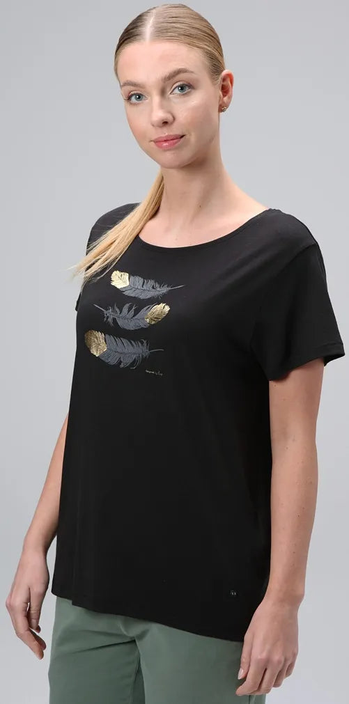Ladies T -Shirt Loap Asika Black M - traspirante e comodo