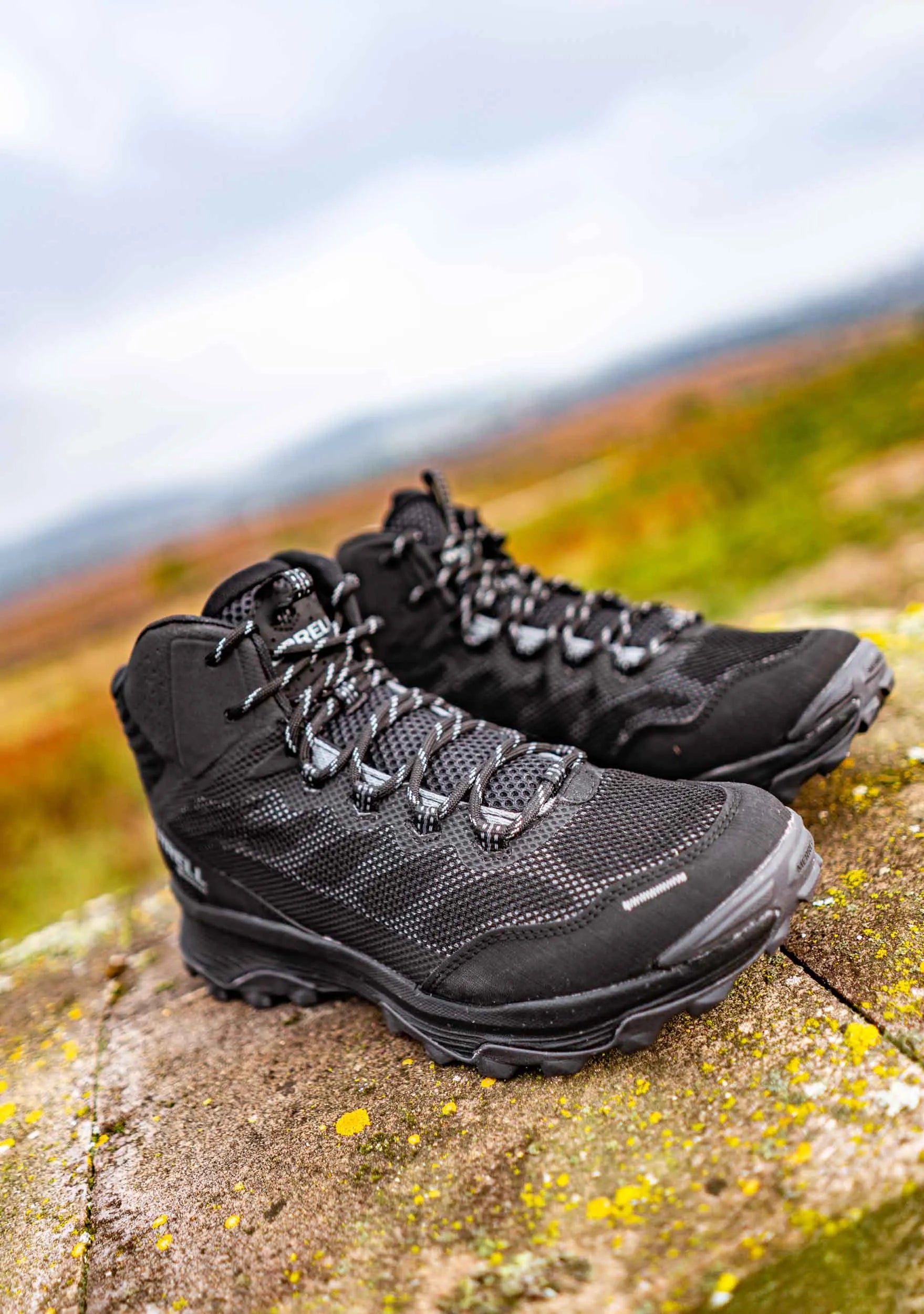 Merrell speed strike mid gtx black women's outdoor shoes black 42