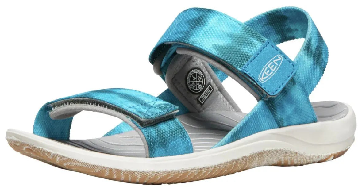 Keen jr elle backstrap sea mosse-fjord blue kids sandals 25-26