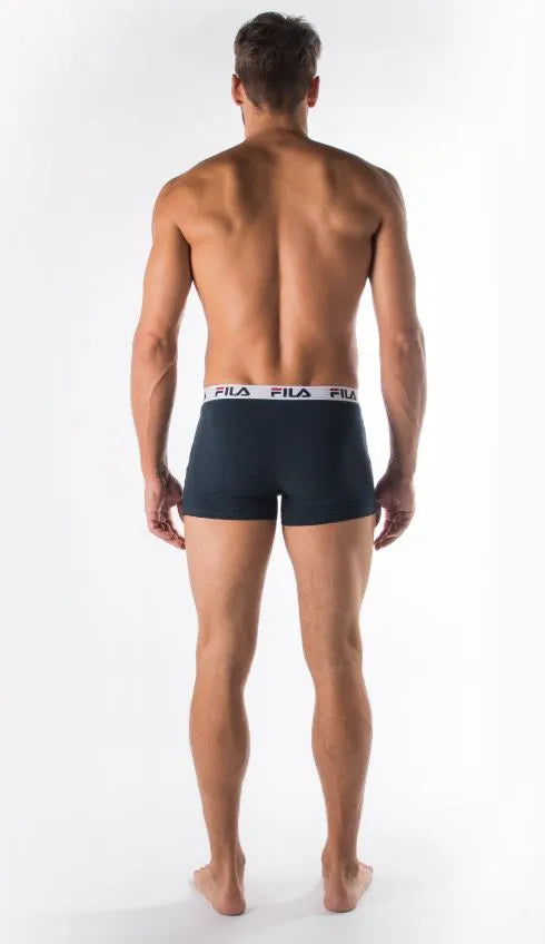 Fila Men's Boxer Short Navy XL - Coton respirant