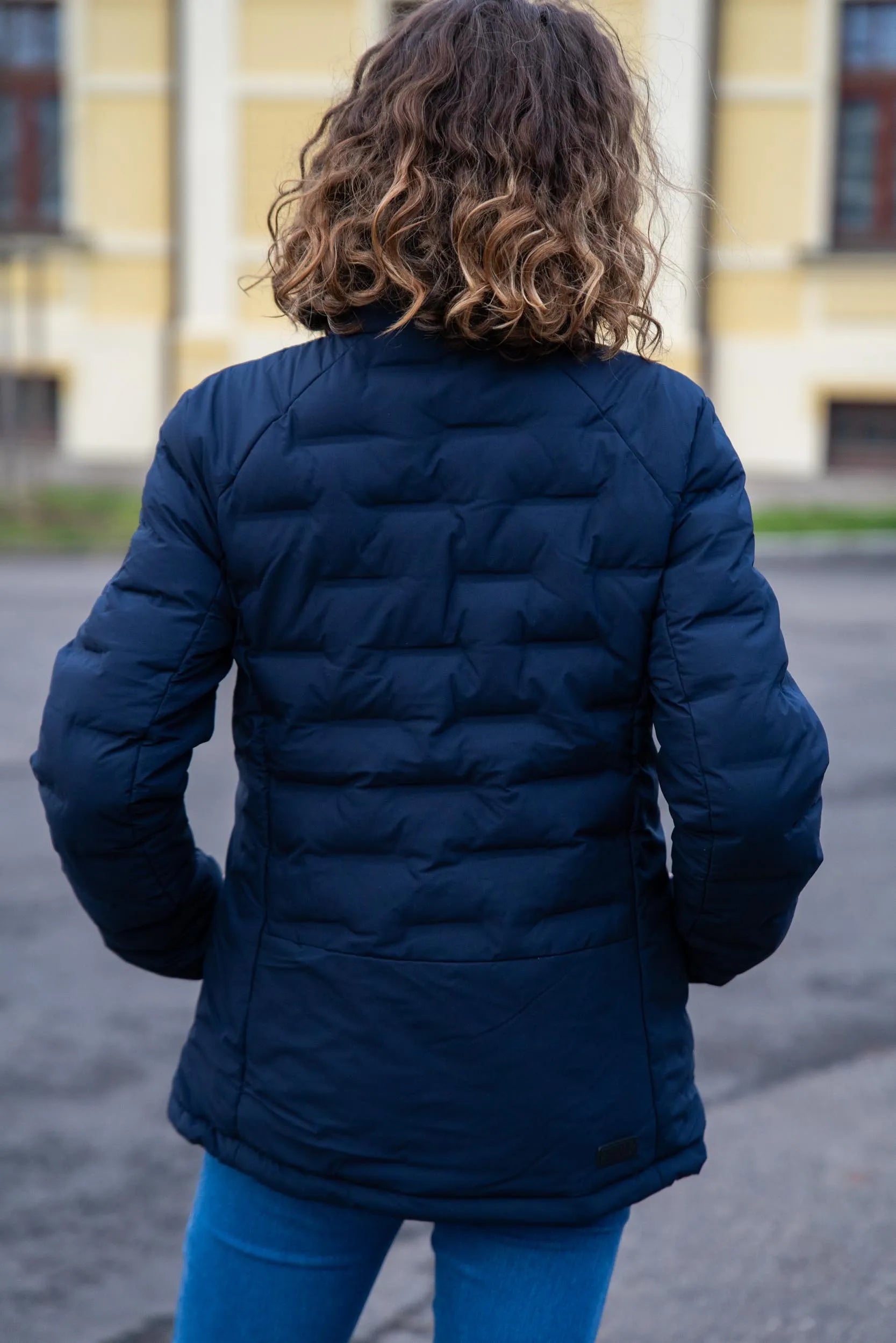 Vízálló női téli kabát Kjelvik Sitaa Navy 42