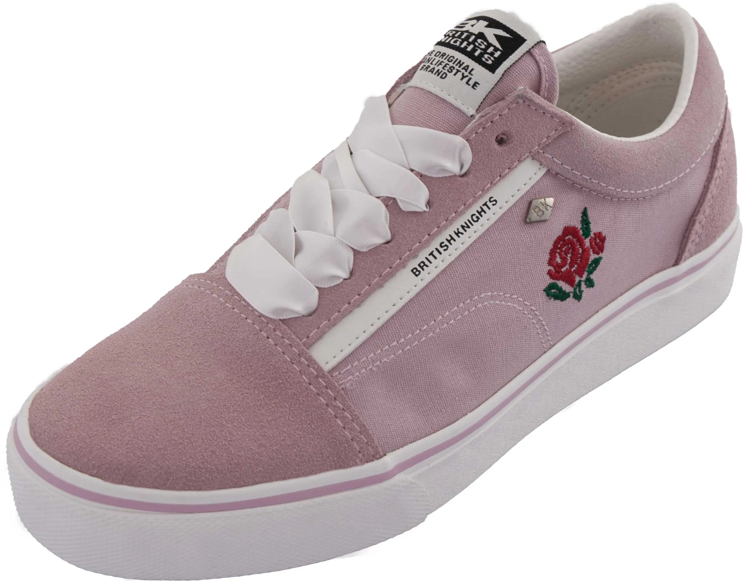 Trendy Britse Ridders Dames Sneakers Lichtroze Maat 41