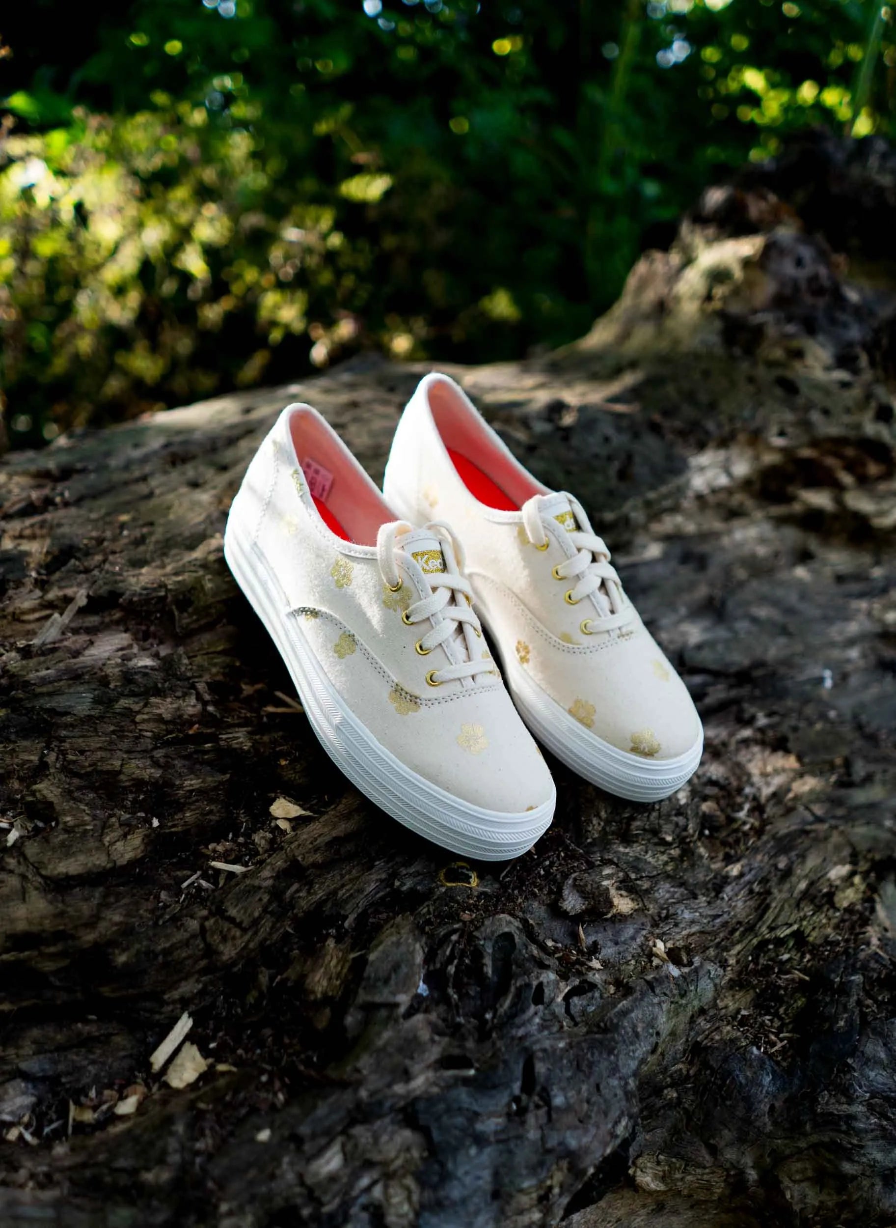 Frauenschuhe Keds Wms Triple Kick Hibiscus natürliches 41