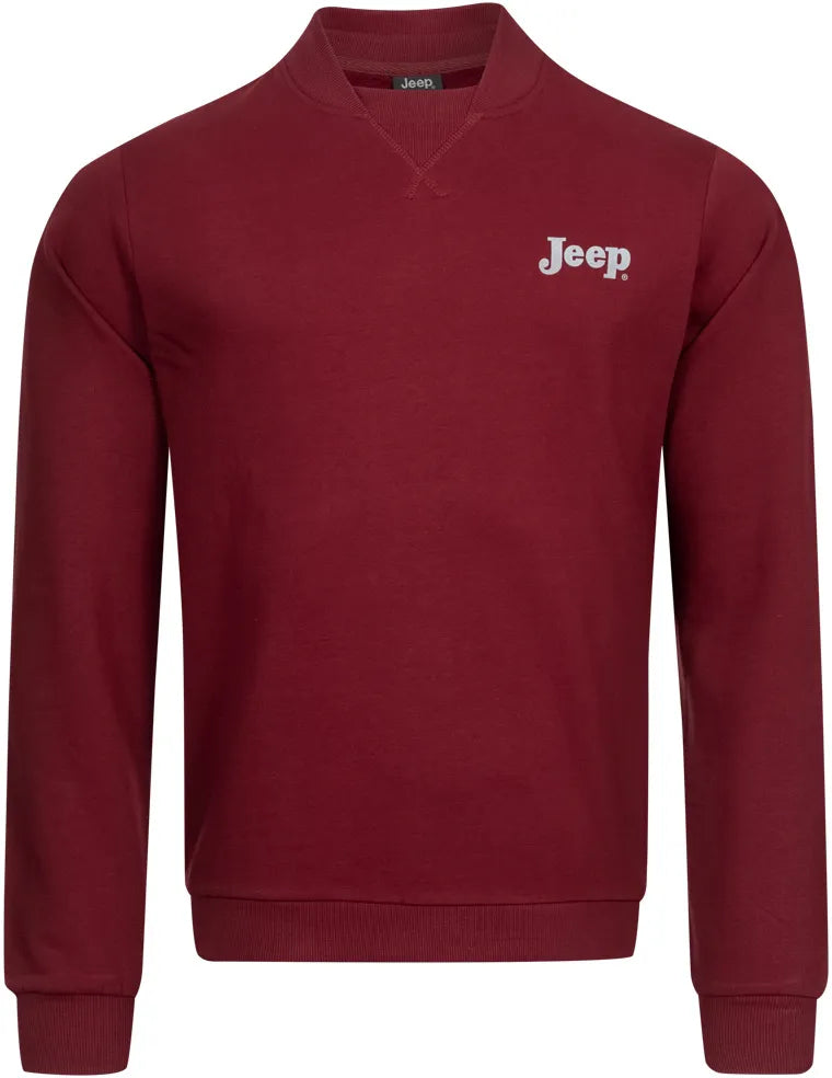 Jeep Men Bomber Sweetshirt de algodão