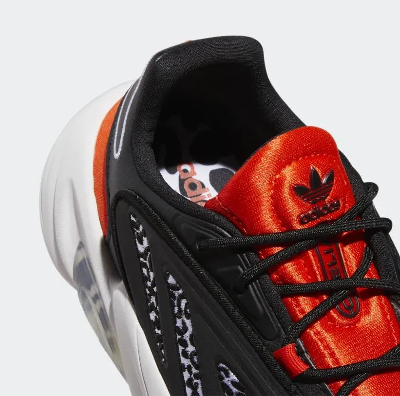 Adidas Ozellia Damas de las damas Blancas y blancas-naranja 38