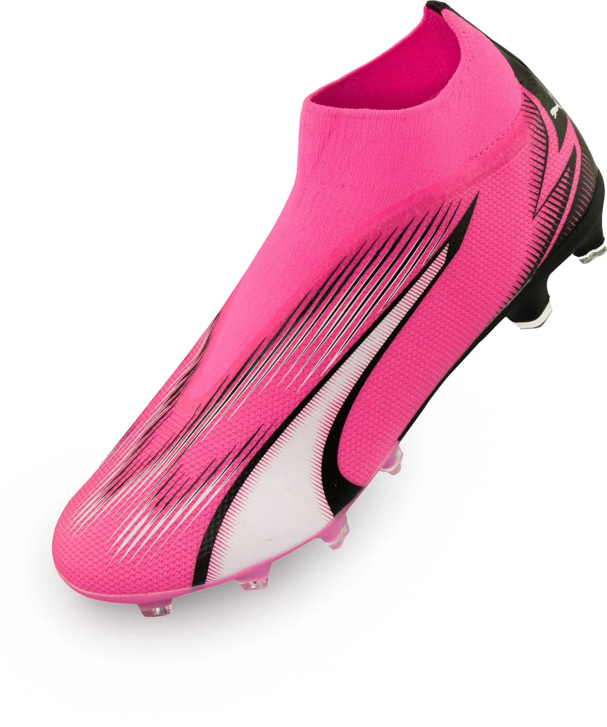 Stivali da calcio Puma Men Match Ultra+ LL FG-Ag Pink-White-Black Rosa 44