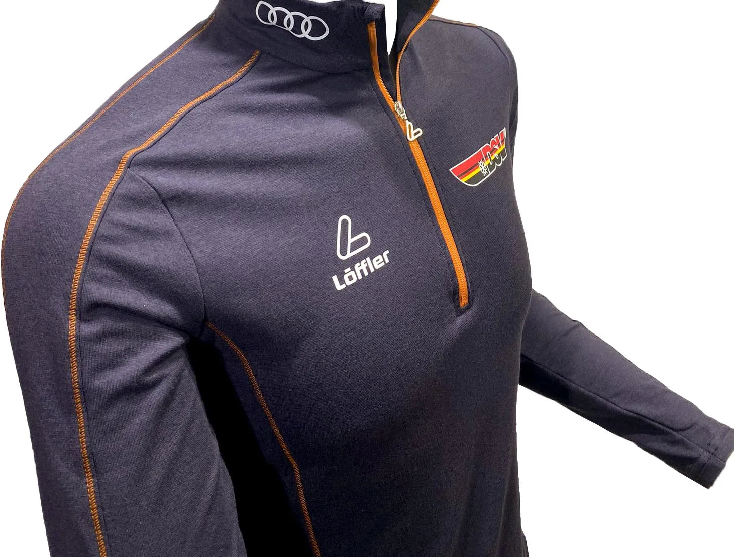 Jersey pentru bărbați pentru bărbați Löffler Midlayer Transtex DSV Graphite, S