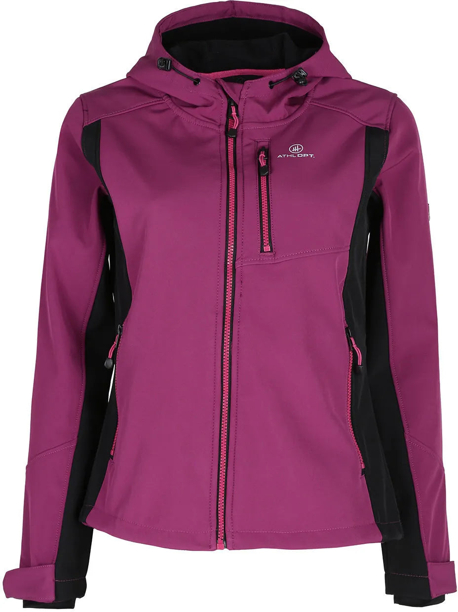 Giacca da donna softshell Athl. Dpt maya viola m - antivento