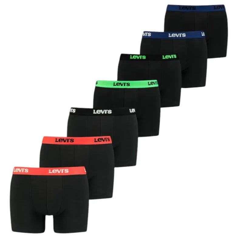 Boxers Levi's Men Boxershort 7-Pack Black Black M