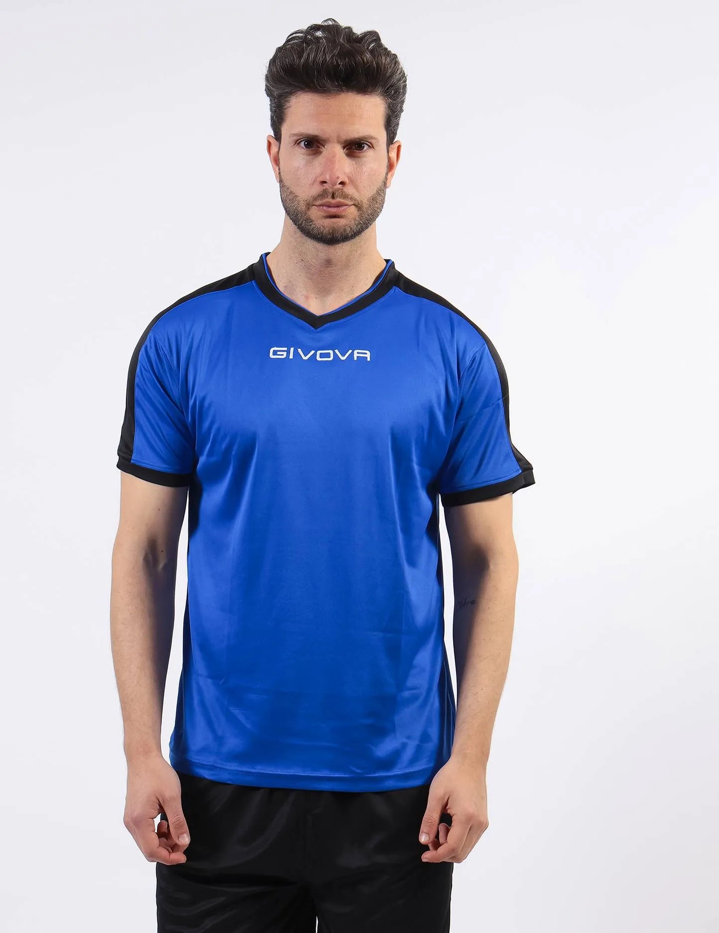 T-léine spóirt Givova Revolution Royal-Blue 2xl