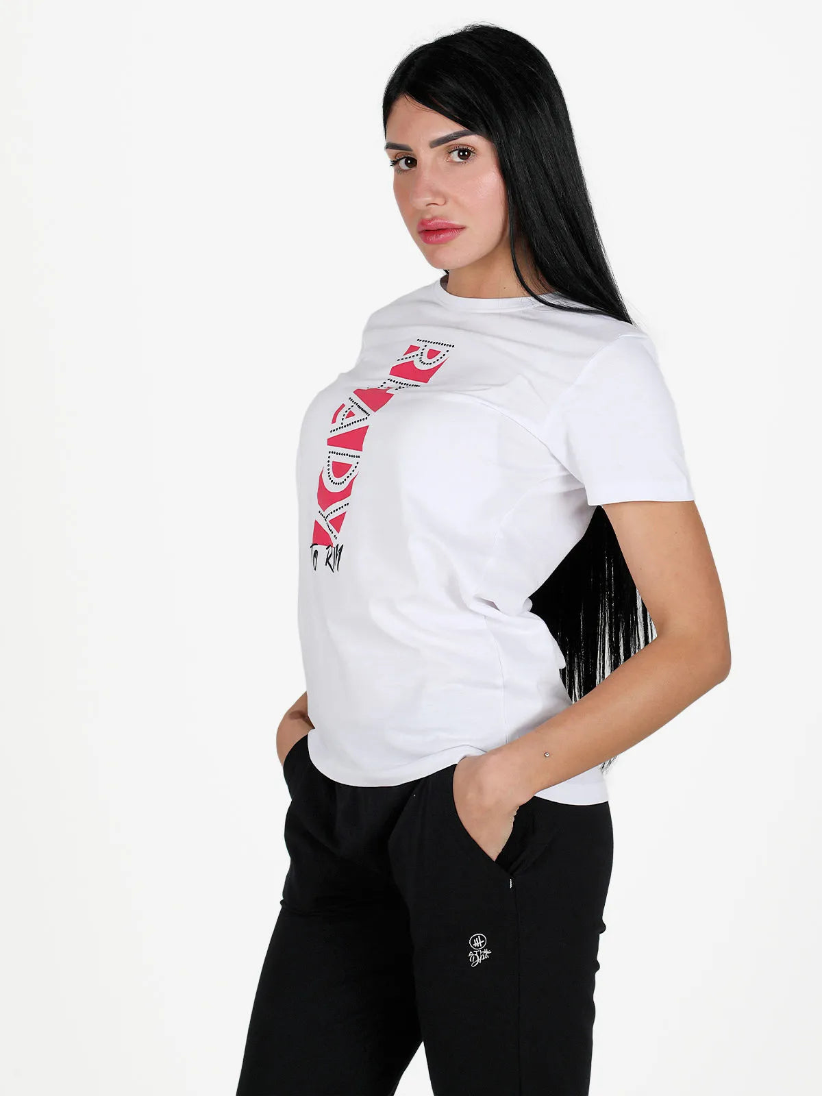 Tricou pentru doamne Athl. DPT Amore White 2XL - Sport și respirabil