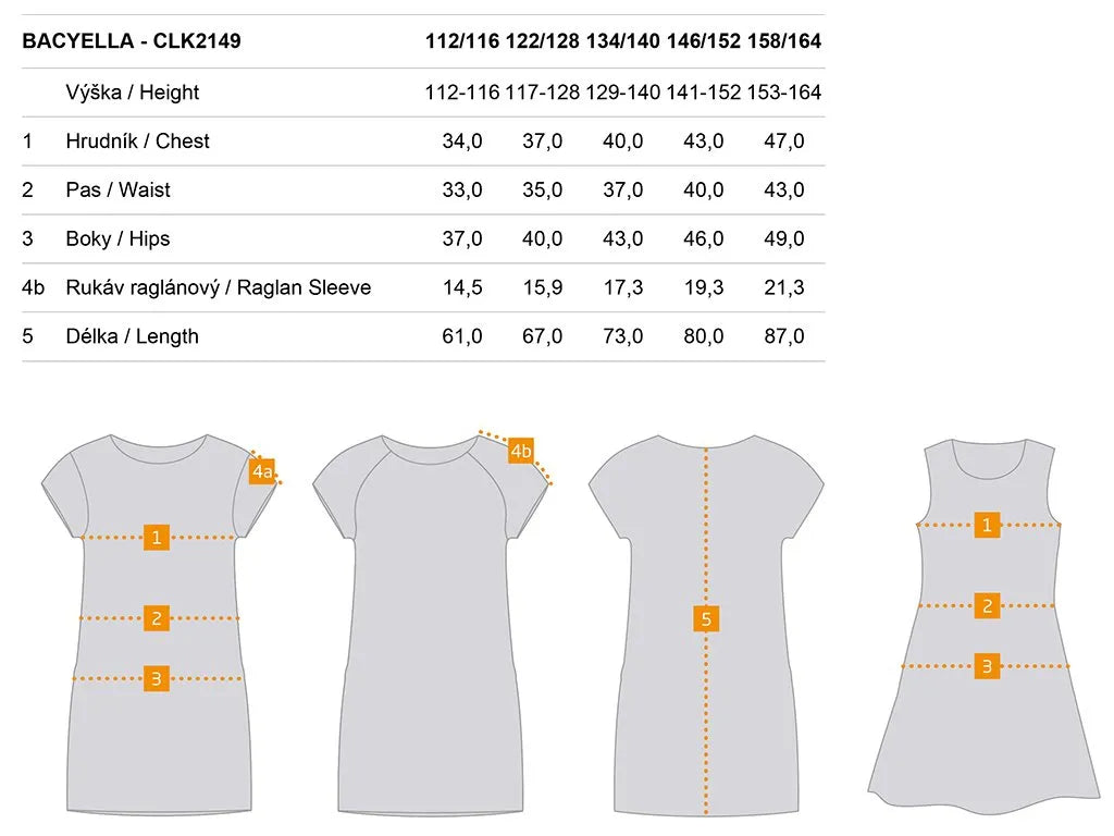 Girls Sports Dress Loap Bacyella 116 - Andningsbar & flexibel