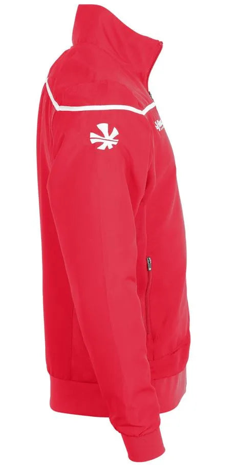 Herren Reece Varsity Jacke Rot -White XL - Sporty & Trendy