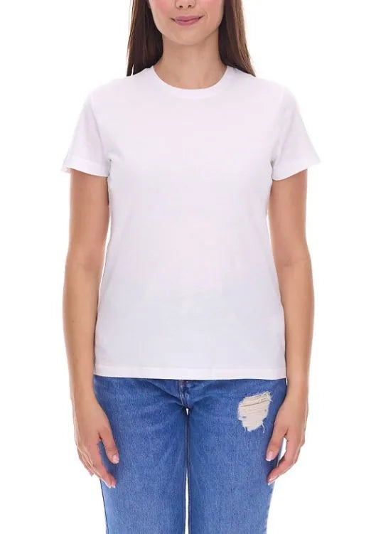 Pak van 2 Dames T-Shirts Puma Basis Weiß 2-Pack mit s