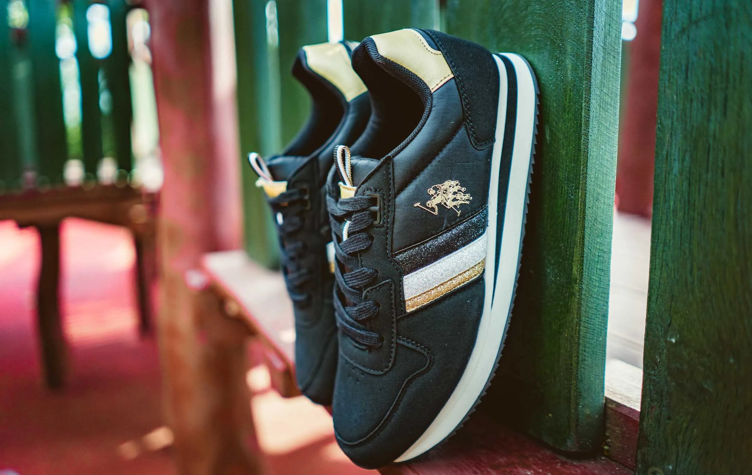 Ladies Sneakers US Polo Assn. Schwarze Größe 36