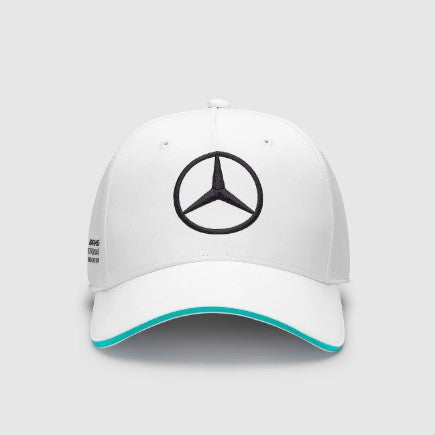 Mercedes AMG Petronas Witte Baseball Cap - Unisex Racingstijl