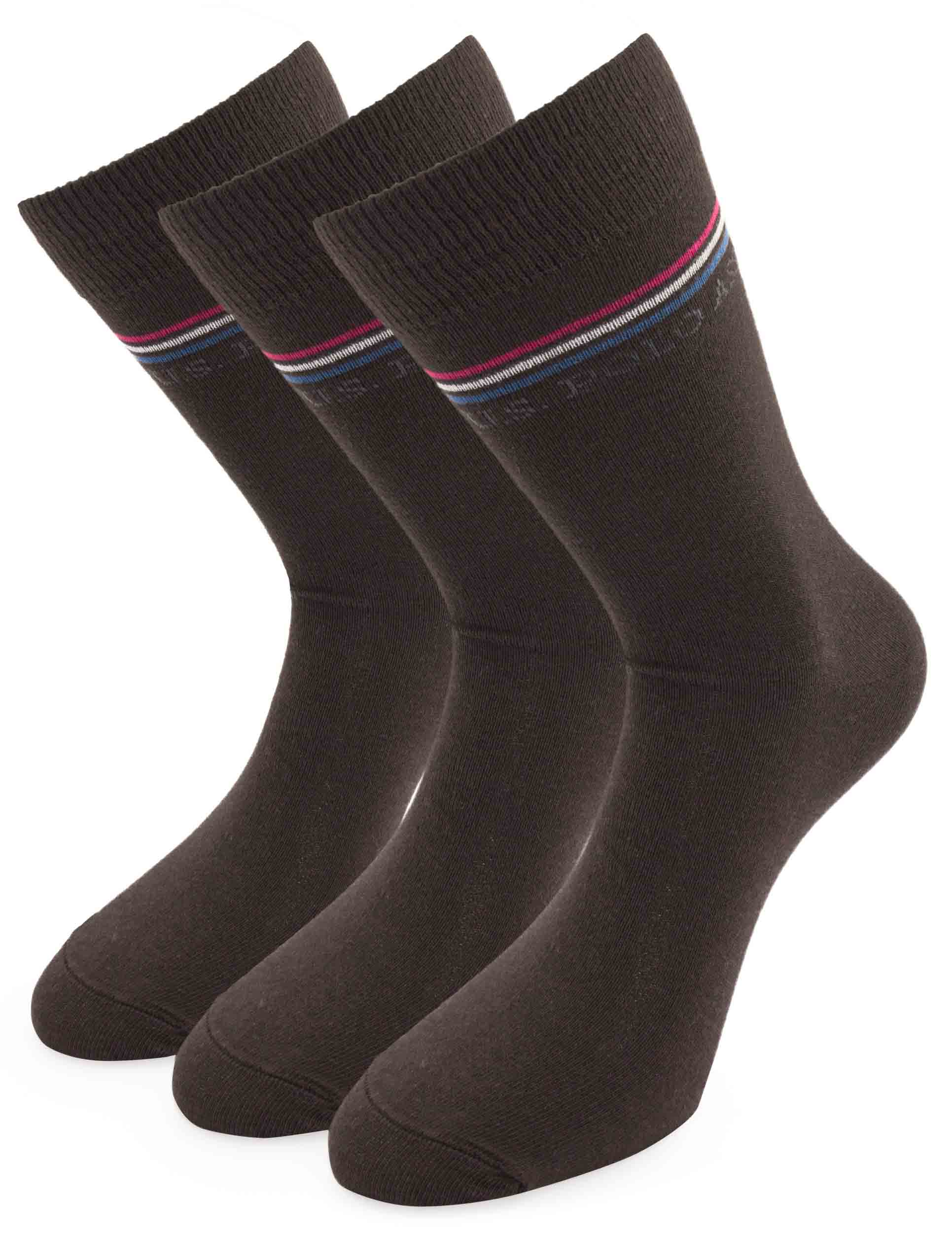 U.S. Socks Polo Assn. Miscela di cotone 39-42 marrone 39-42