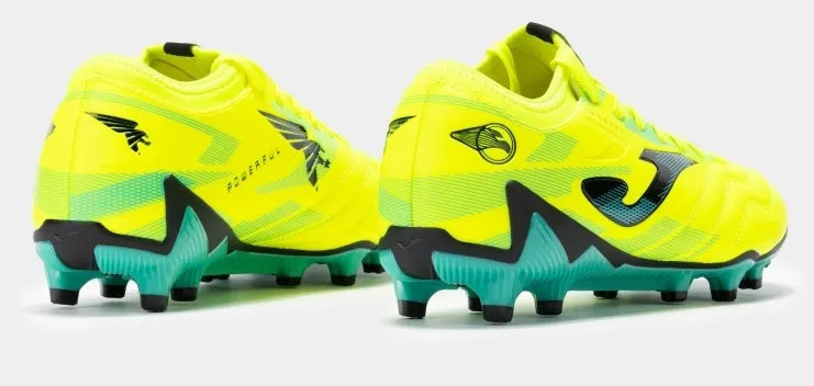 Voetballaarzen Joma krachtige 2411 citroen fluor turq firma grond geel 45