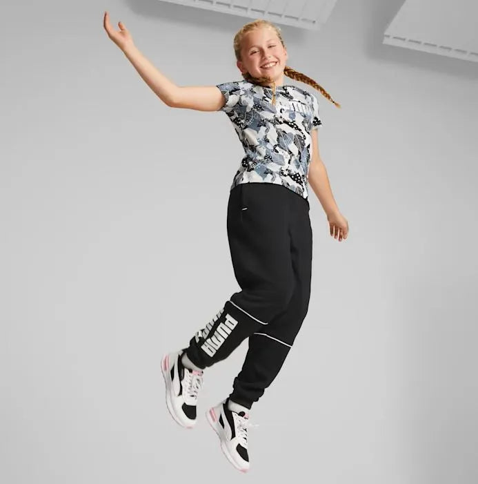 Pantaloni da jogging per bambini PUMA POWERBLOCK JR 116 Cotton