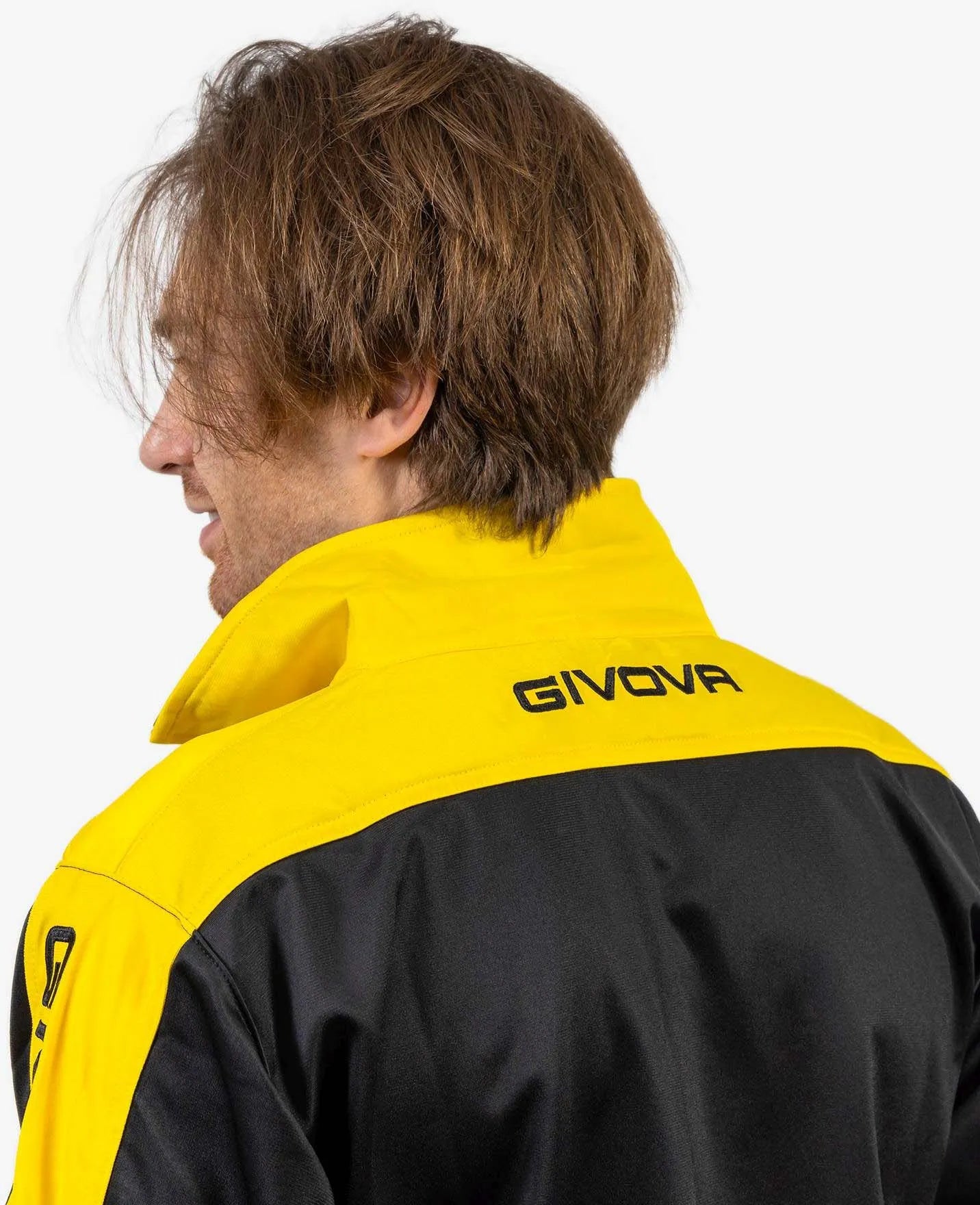 Sports Set Givova Roma Black-Yellow M