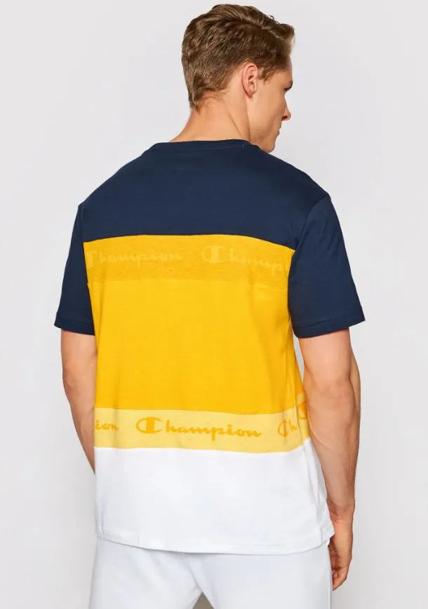 Pánské tričko Champion Shirt námořnictvo-bílé, s