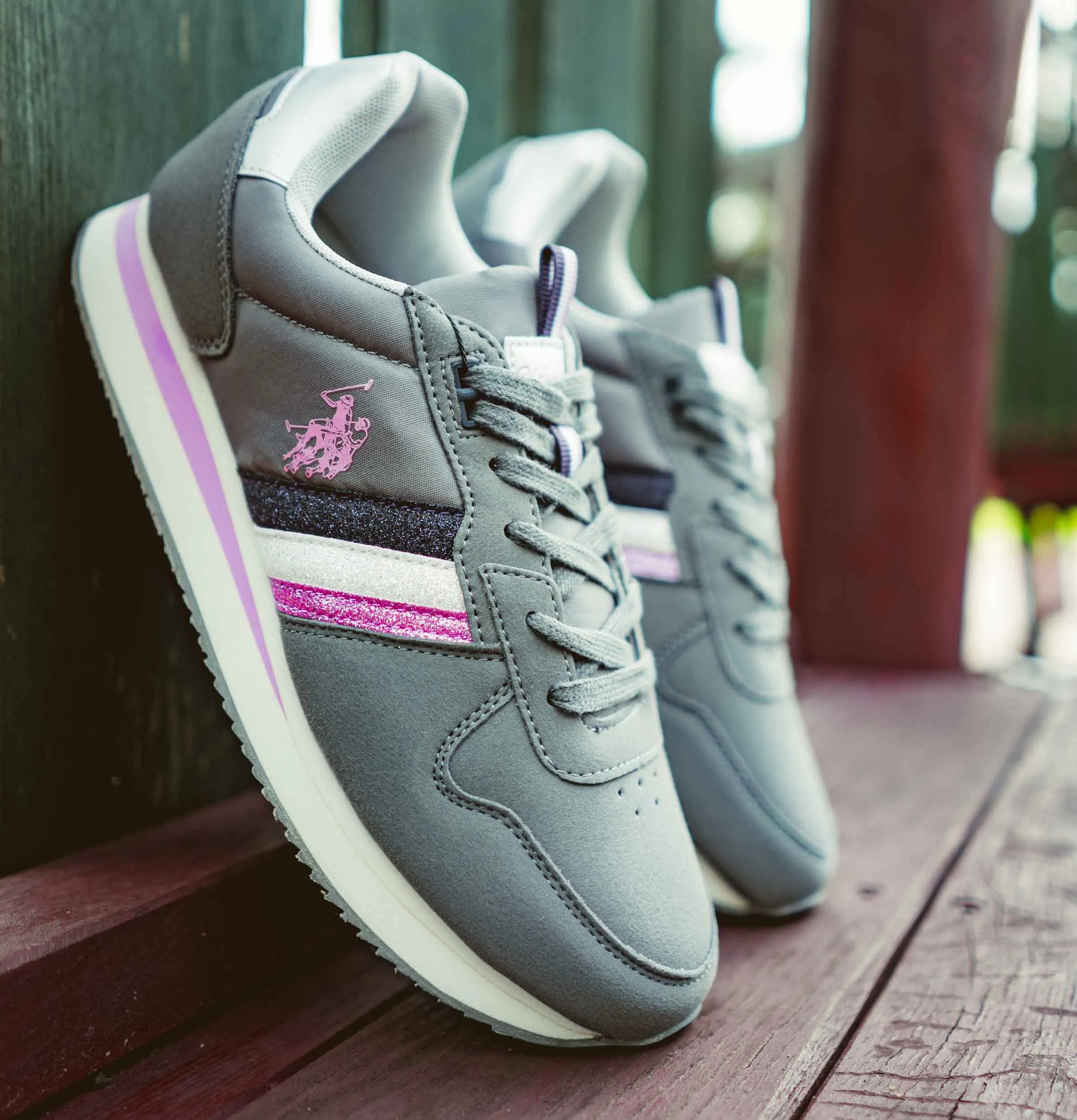 Grå U.S. Polo Assn. Damer sneakers størrelse 37