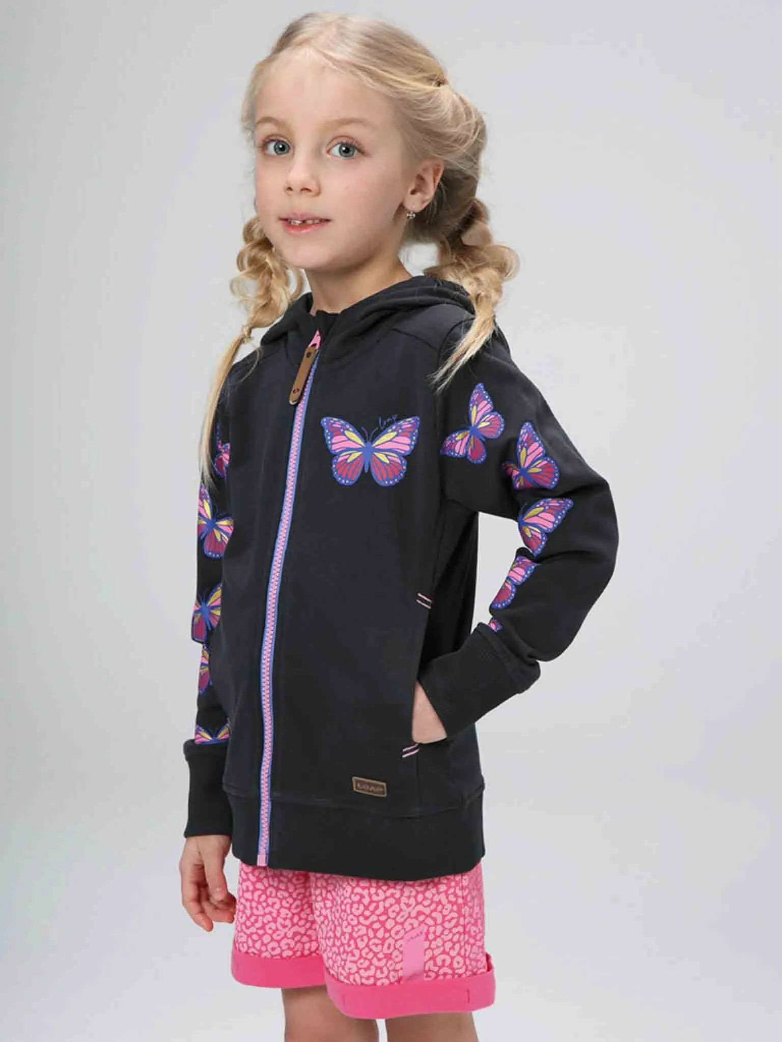 Dziewczęce szorty pęcherzyki Besdula różowy 158-164