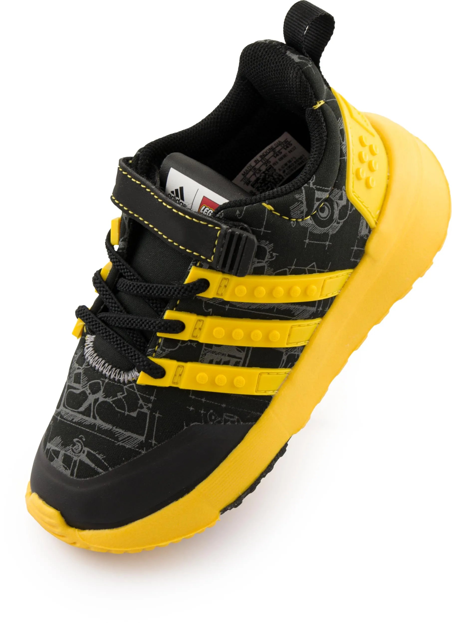 Adidas Junior Lego Racer TR bróga leanaí buí-dubh 23