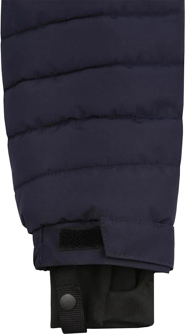Black de veste de ski étanche pour enfants fumar bleu foncé 112-116