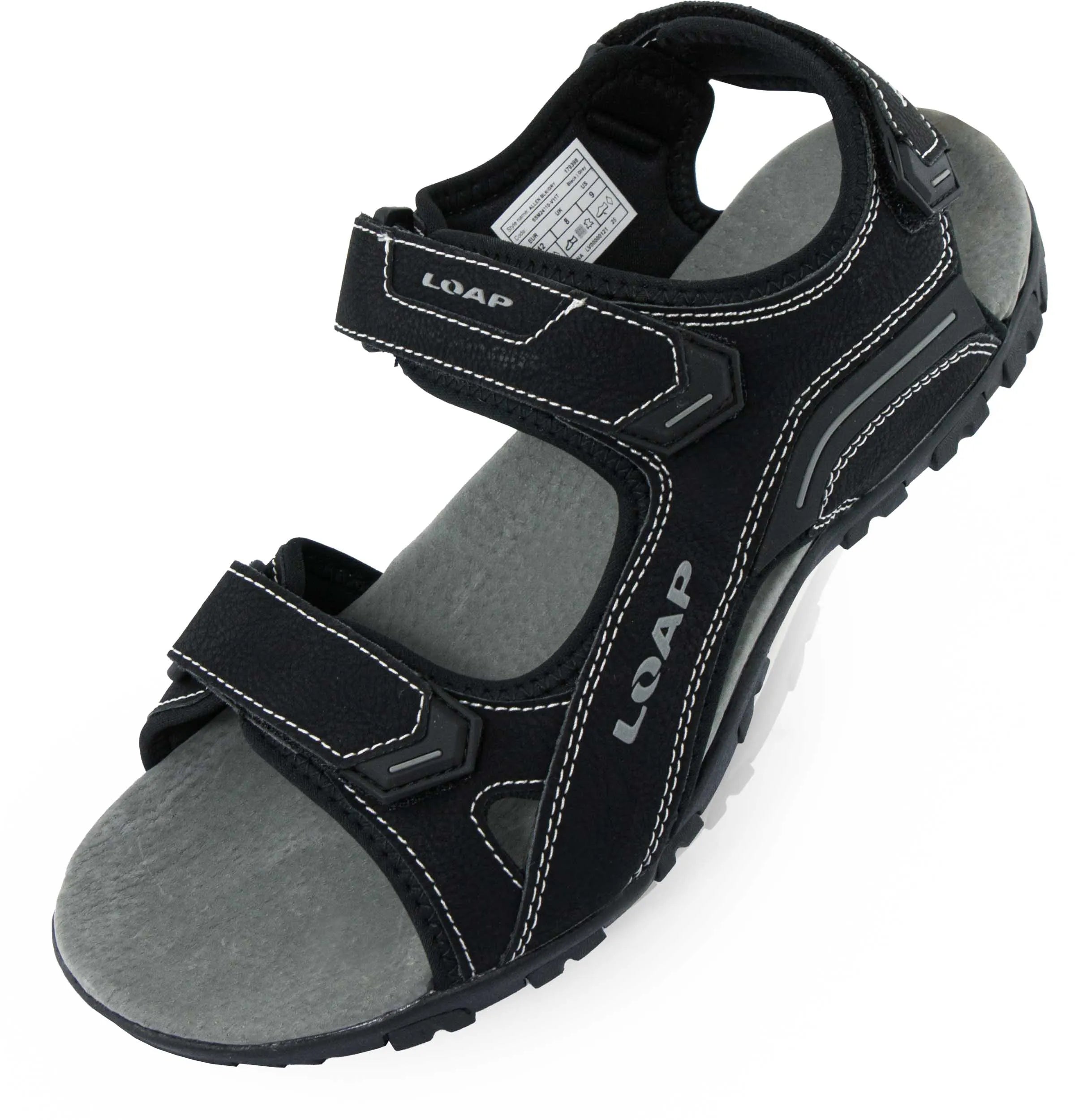 Herensandalen Loap Allen Zwart 41