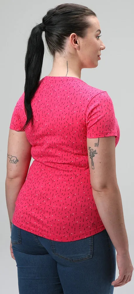 Ladies T -Shirt Loap Baklava Pink - Comfort & Style