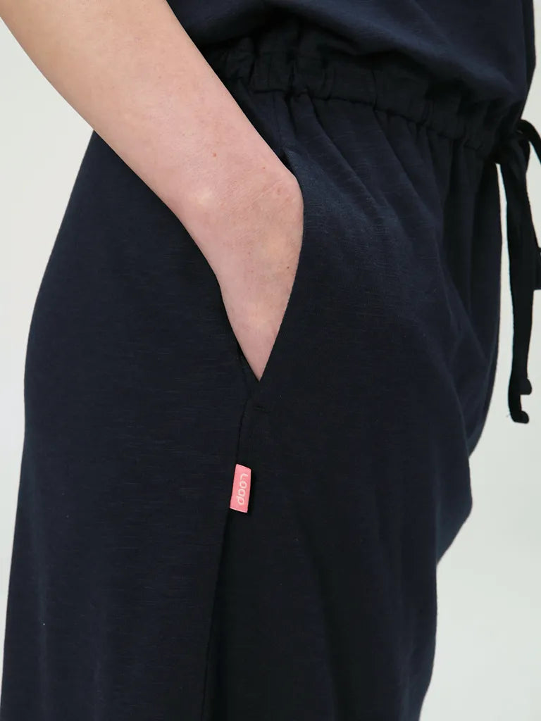 Damesjurk loap bladana blauw s