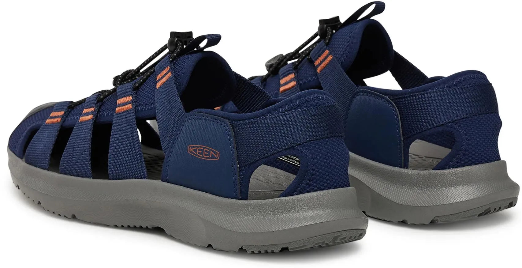 Fir Herenschoenen Keen Seanik H2 Acadamh Cabhlaigh/Flame Gold Zwart 47.5