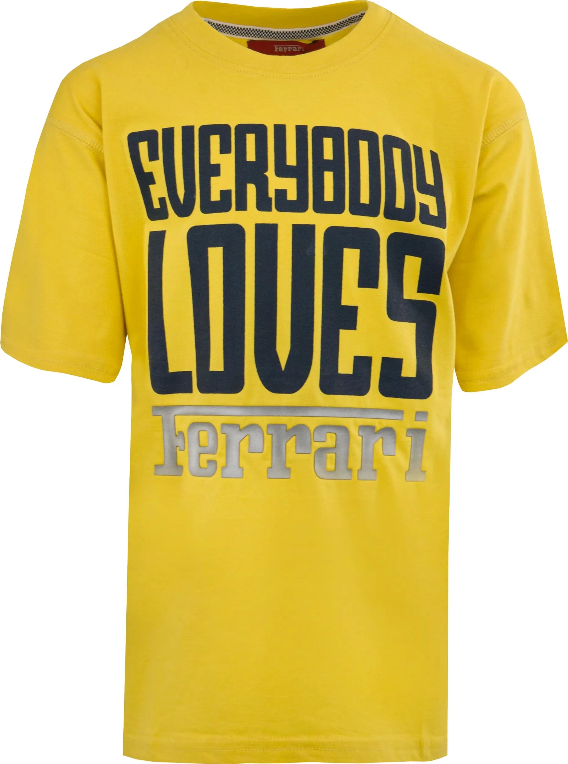 Tricou Ferrari Jr Geel Copii 5 ani de bumbac