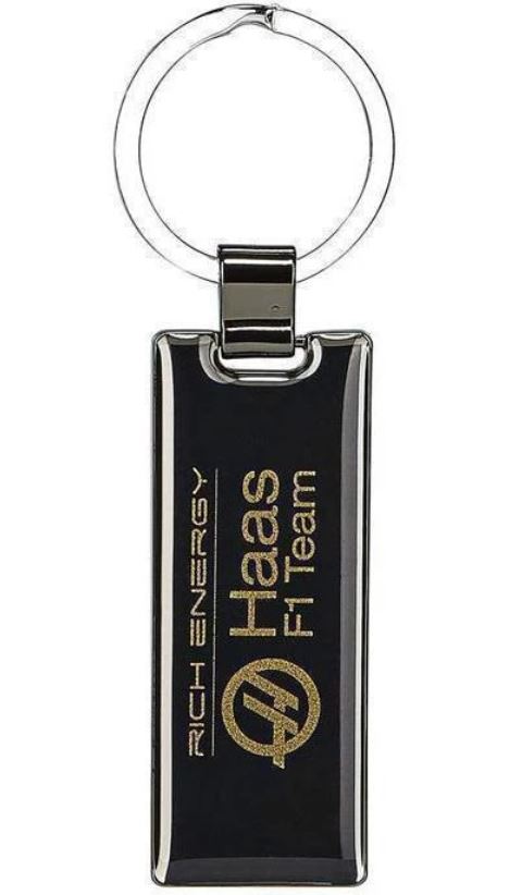 HAAS F1 Keychain Black - Dearadh Durable & Stylish