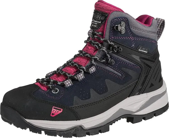 Buitenschoenen Icepeak Wandelschoenen Wynne Mid Cut WP Waterdicht Roze 39