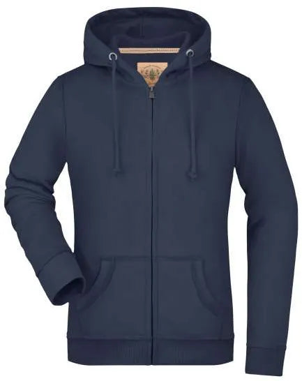 Vintage Dames Hoody M - Zachting Katoenmix van James & Nicholson