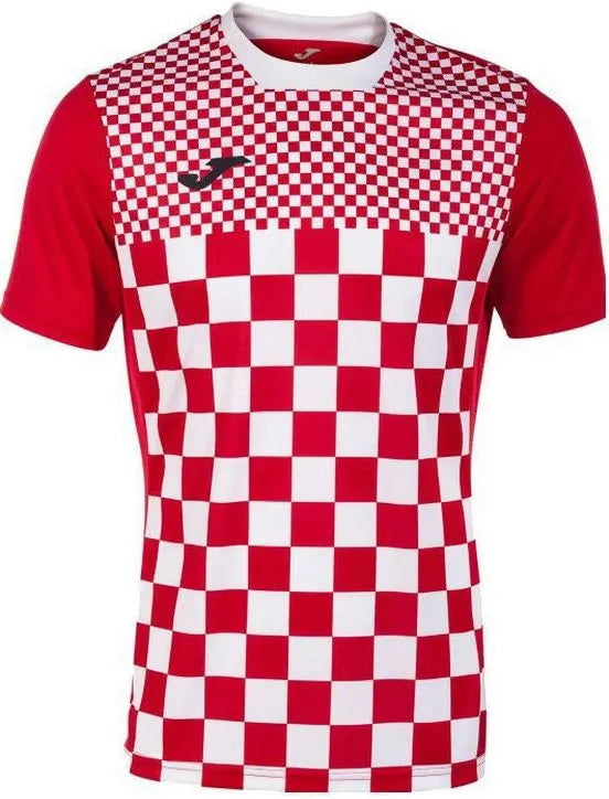 Joma Flag III Sportjersey Red - White XL - prodyšný a odolný