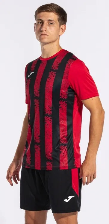 Joma Inter III Sportjersey Red -zwart 2xl - prodyšný a odolný