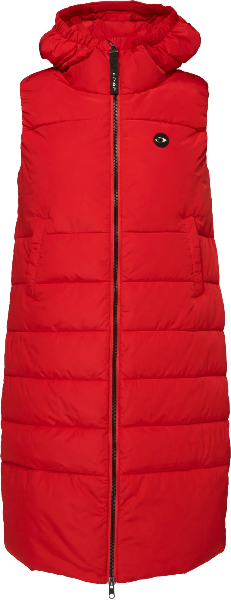 Red Ladies Vest Loaf Tamaja L - Soft & Warm Fleece