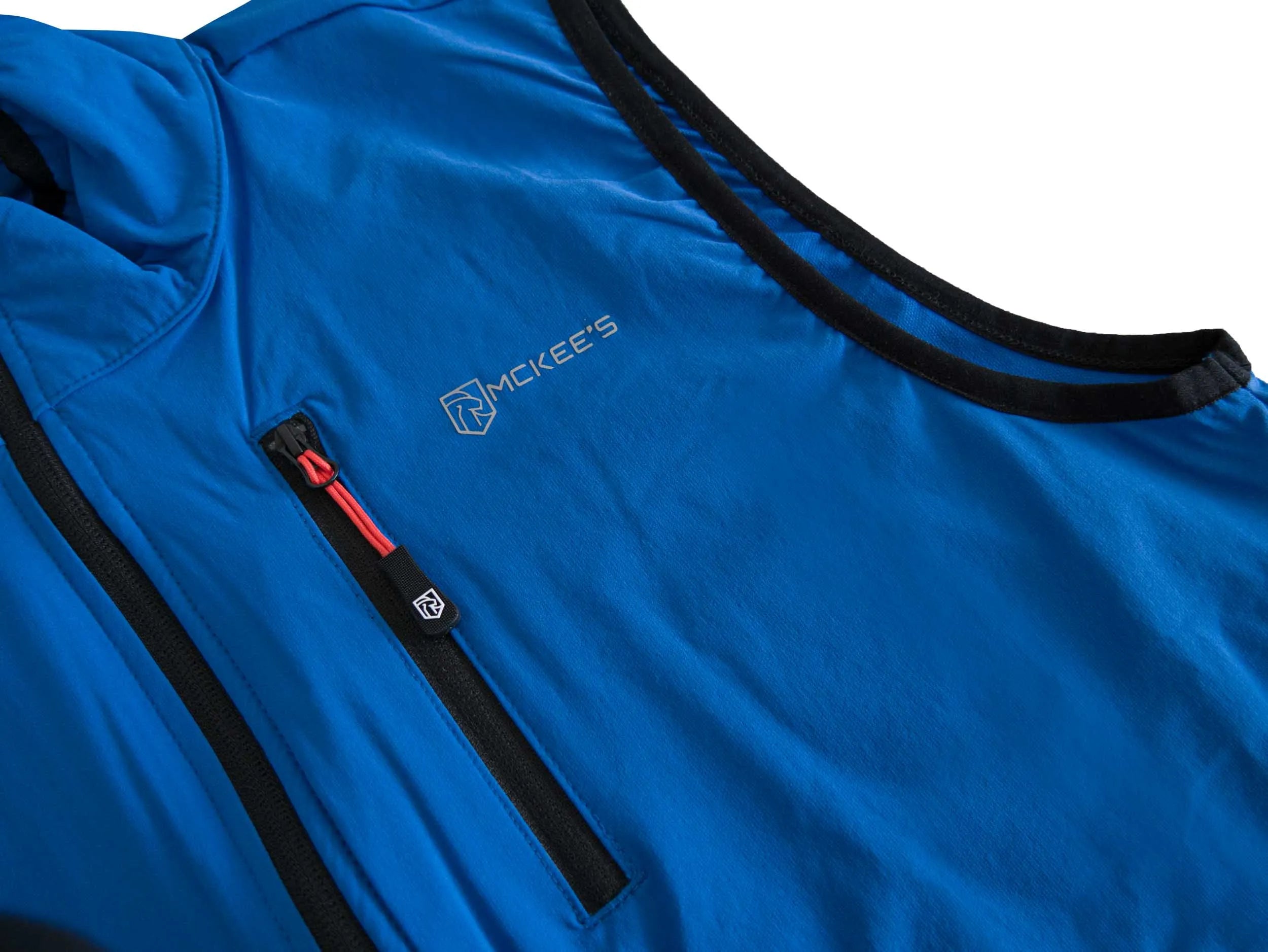 McKees Royal Blue XL Herenvest z Merinowol